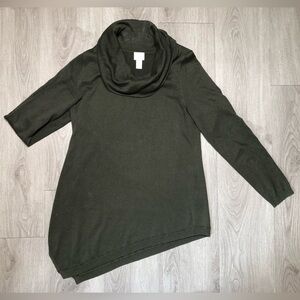 Chicos Green Sweater